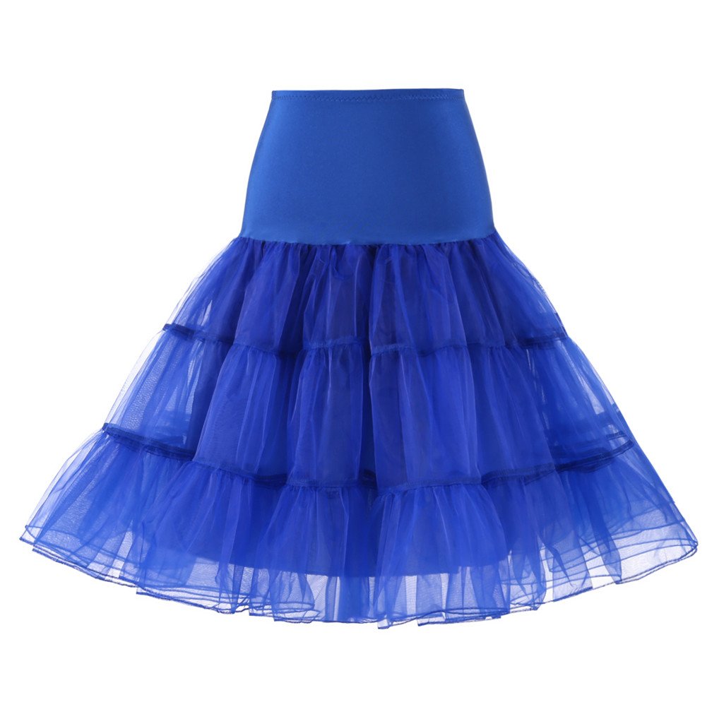 Rosenvy Women's 50s Vintage Rockabilly Petticoat Underskirt