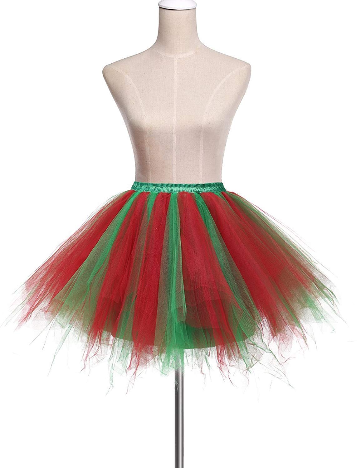 Rosenvy Women's Multicolored Ballet Tulle Tutu Skirt