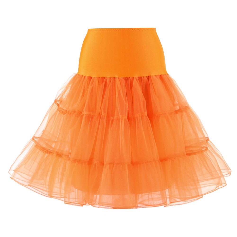Rosenvy Women's 50s Vintage Rockabilly Petticoat Underskirt