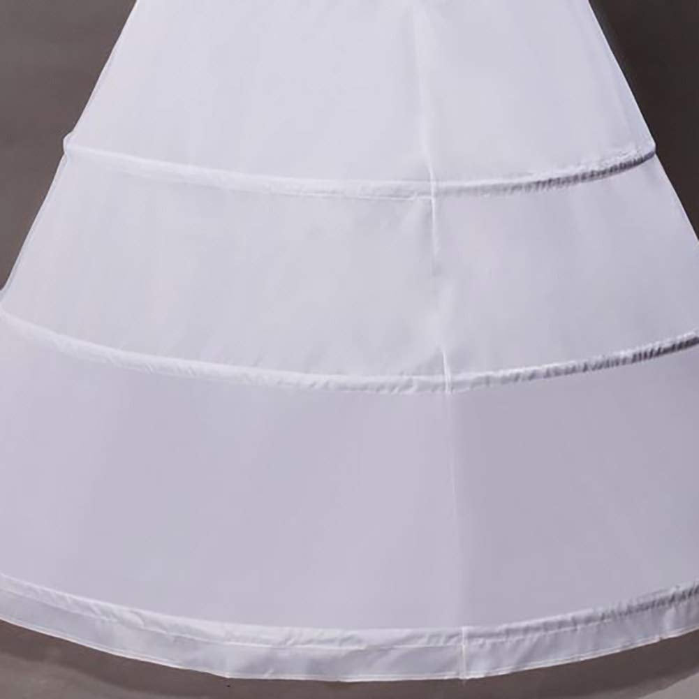 Rosenvy Women’s 4-Hoop Crinoline Petticoat Underskirt for Wedding & Ball Gown