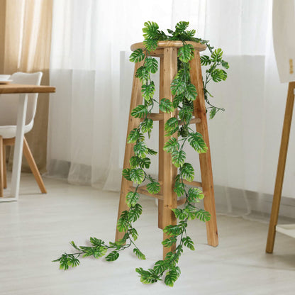 4 Pack 5.9FT Artificial Monstera Leaf Vines Palm Leaf Garland
