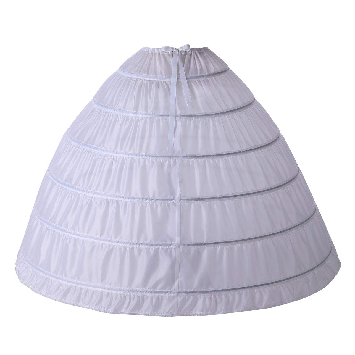 Rosenvy Women’s 6-Hoop Full A-Line Crinoline Petticoat
