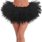 Rosenvy Women's Fluffy 5-Layer Tulle Tutu Skirt