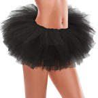 Rosenvy Women's Fluffy 5-Layer Tulle Tutu Skirt