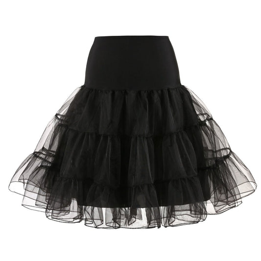Rosenvy Women's 50s Vintage Rockabilly Petticoat Underskirt