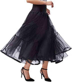 ROSENVY Eleanor Tiered Ankle-Length Petticoat