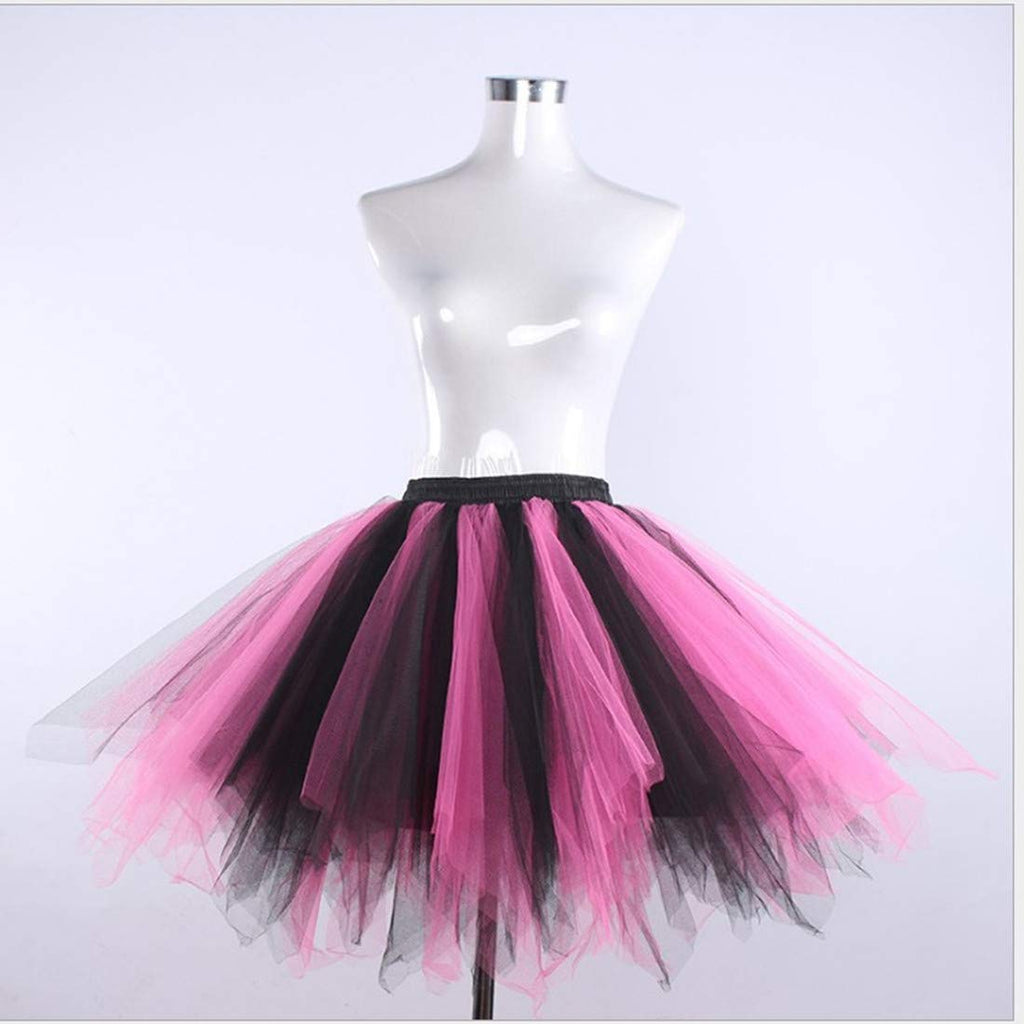 ROSENVY Camille Colorblock Tulle Tutu Skirt