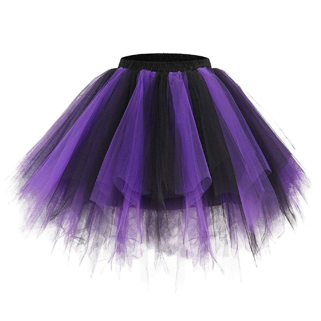 ROSENVY Camille Colorblock Tulle Tutu Skirt