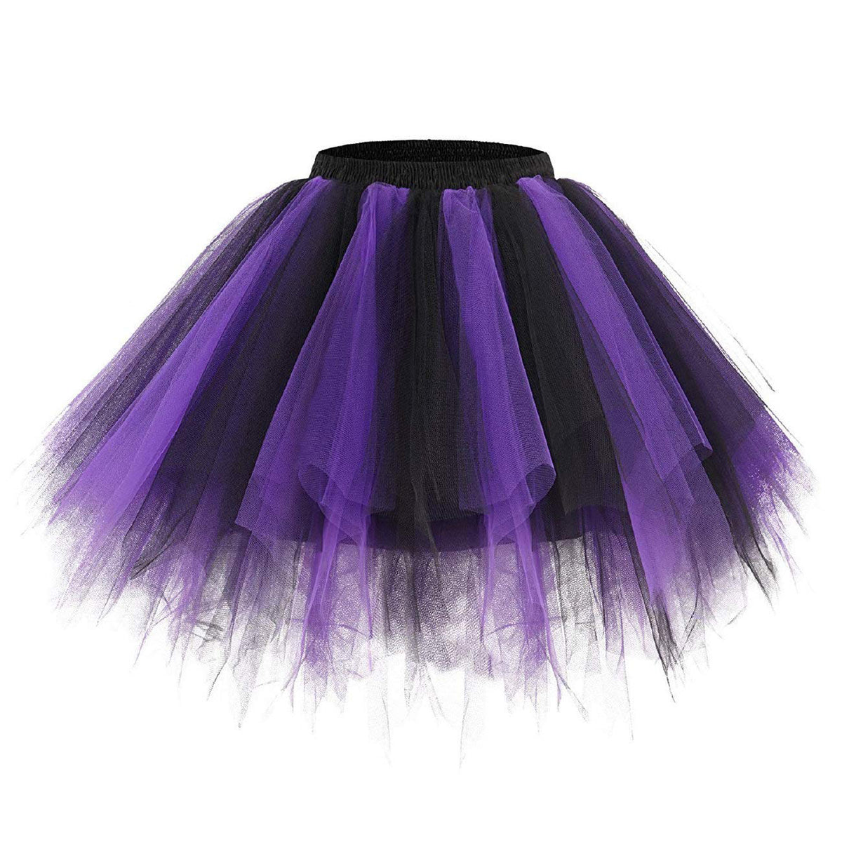 ROSENVY Camille Colorblock Tulle Tutu Skirt