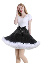 Rosenvy Women's Elastic Waist Puffy Tulle Tutu Skirt