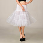 Rosenvy Women's 50s Vintage Rockabilly Petticoat Underskirt