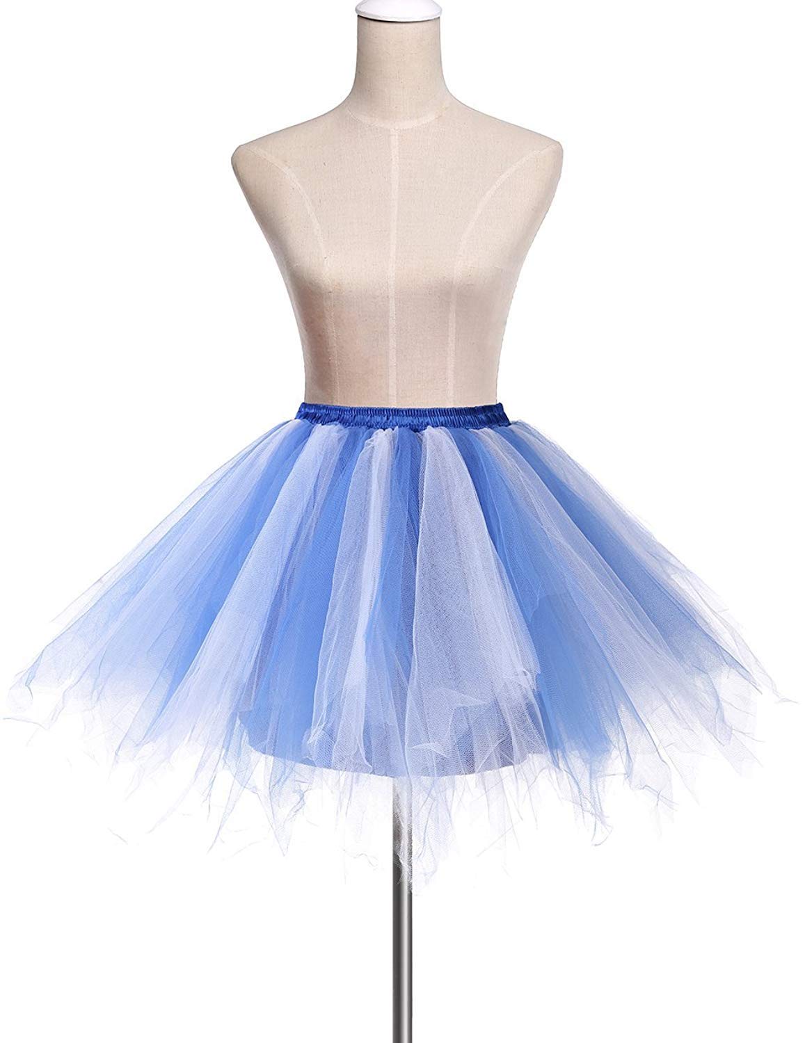 Rosenvy Women's Multicolored Ballet Tulle Tutu Skirt