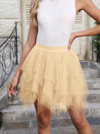 ROSENVY Livia Layered Tulle Tutu Skirt