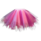 ROSENVY Camille Colorblock Tulle Tutu Skirt