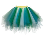 ROSENVY Camille Colorblock Tulle Tutu Skirt