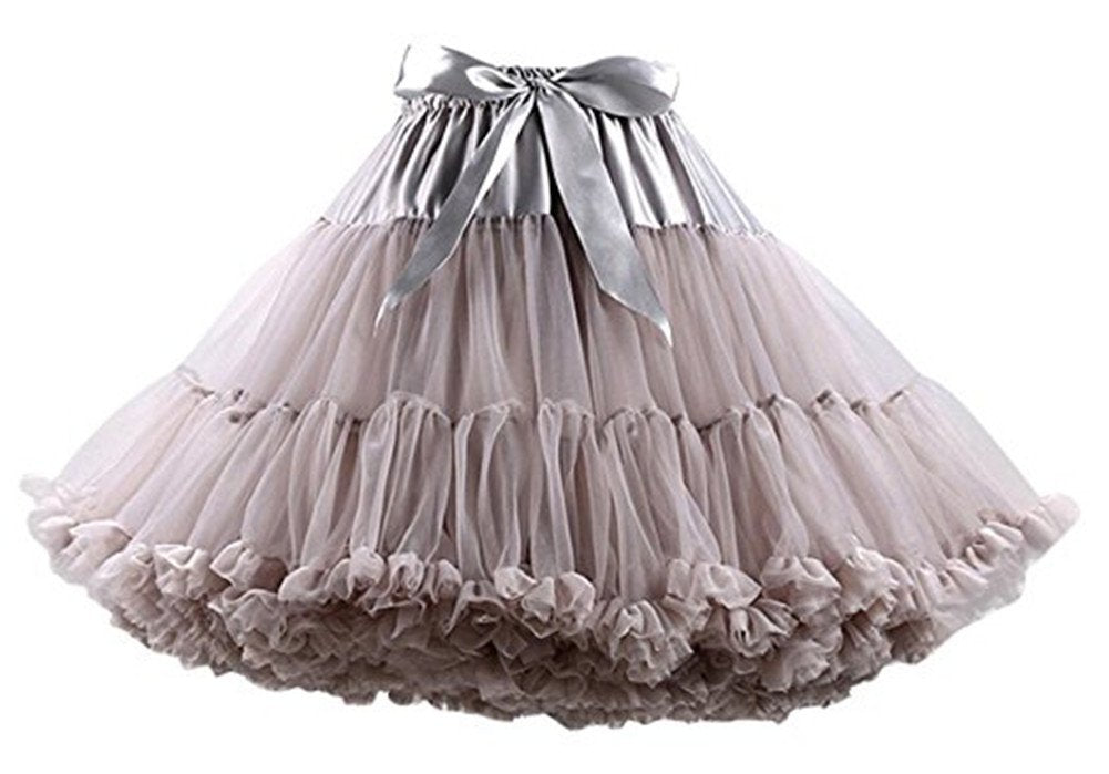Rosenvy Women's Fluffy Multi-Layered Tulle Tutu Skirt