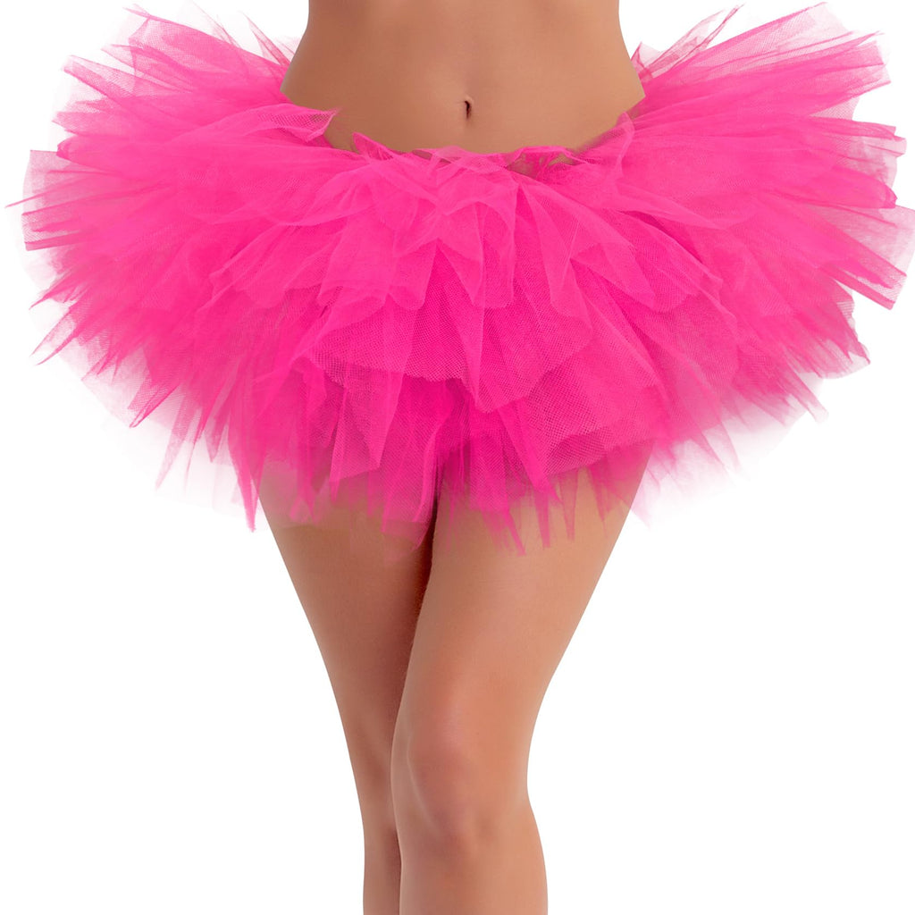 Rosenvy Women's Fluffy 5-Layer Tulle Tutu Skirt