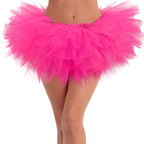 Rosenvy Women's Fluffy 5-Layer Tulle Tutu Skirt