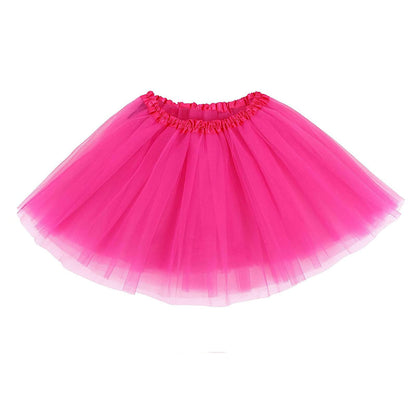 Rosenvy Women’s Colorful 5-Layer Tulle Tutu Skirt
