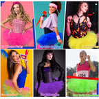 Rosenvy Women's Fluffy 5-Layer Tulle Tutu Skirt