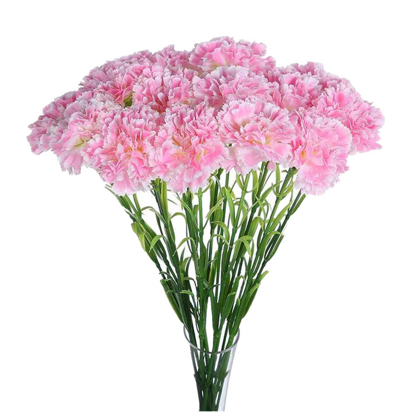 10 Stems 20" Artificial Silk Carnation Flower Bouquets