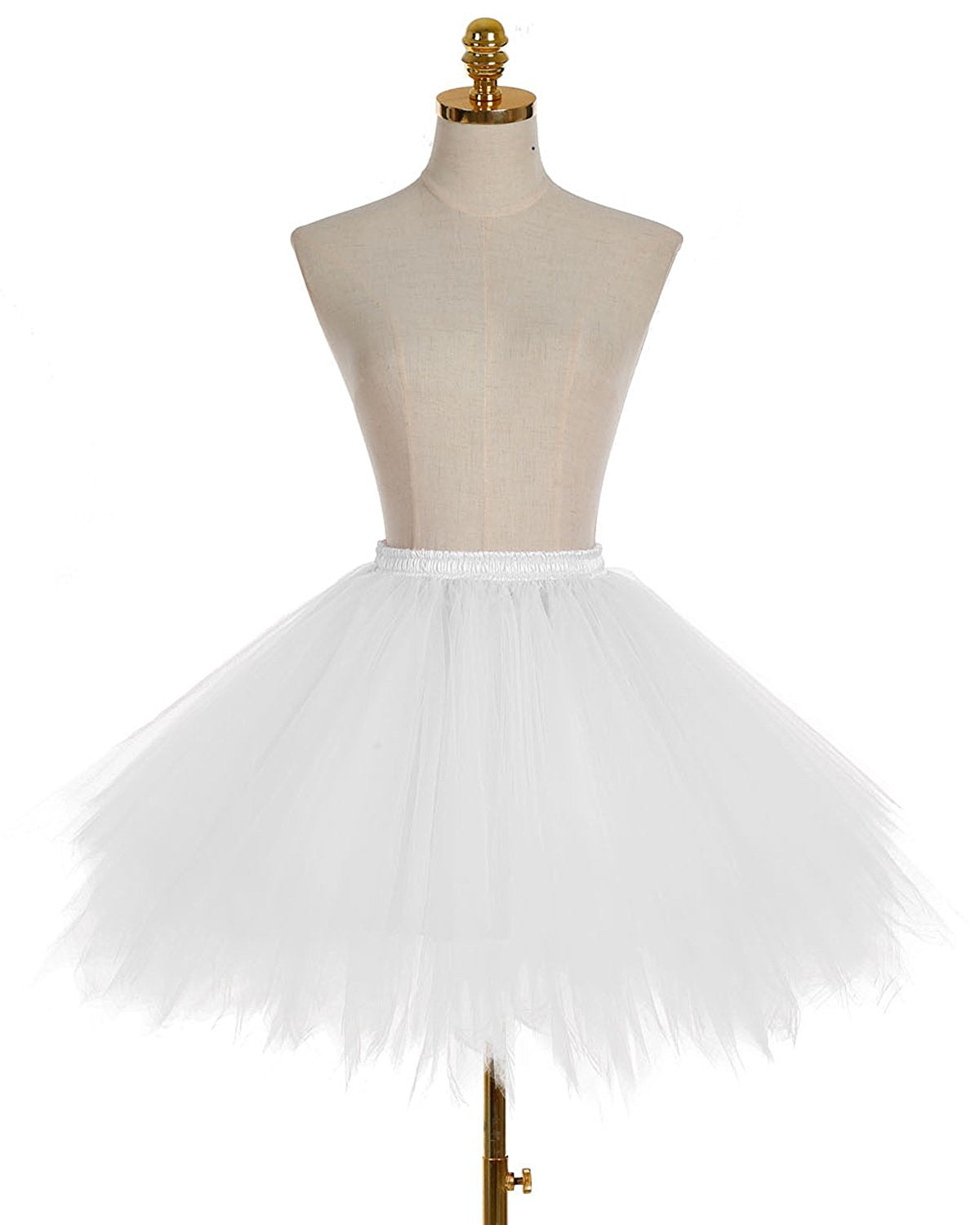 Rosenvy Women's Fluffy Ballet Tulle Tutu Skirt