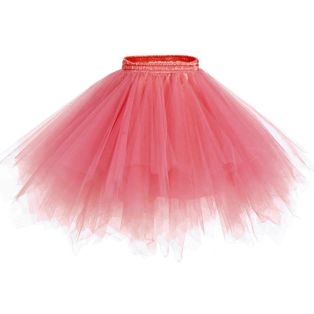 Rosenvy Women's Fluffy Ballet Tulle Tutu Skirt