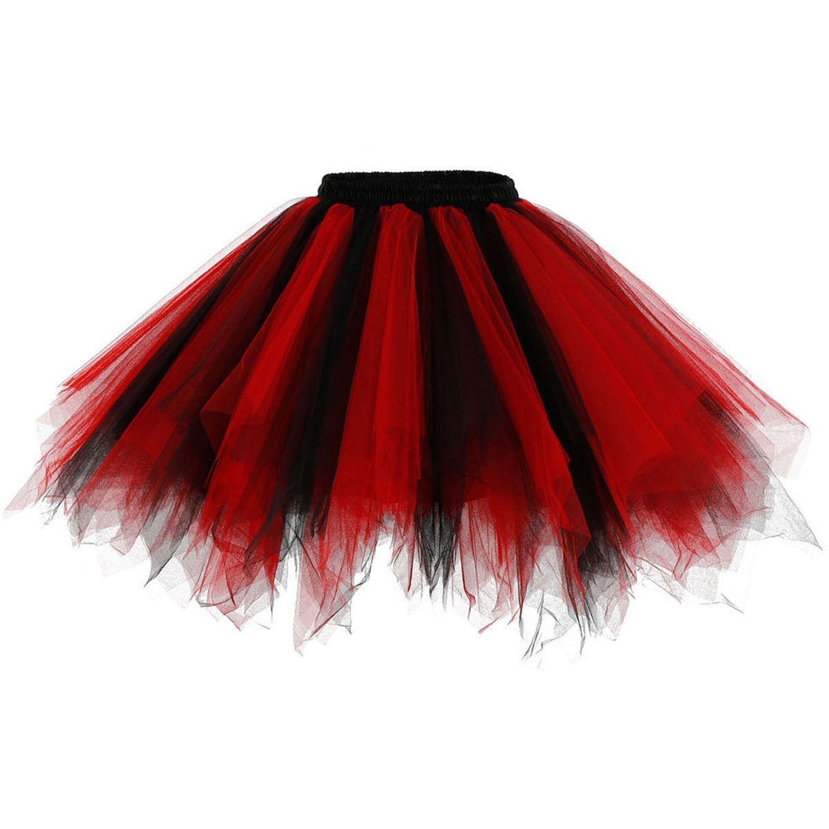 ROSENVY Camille Colorblock Tulle Tutu Skirt