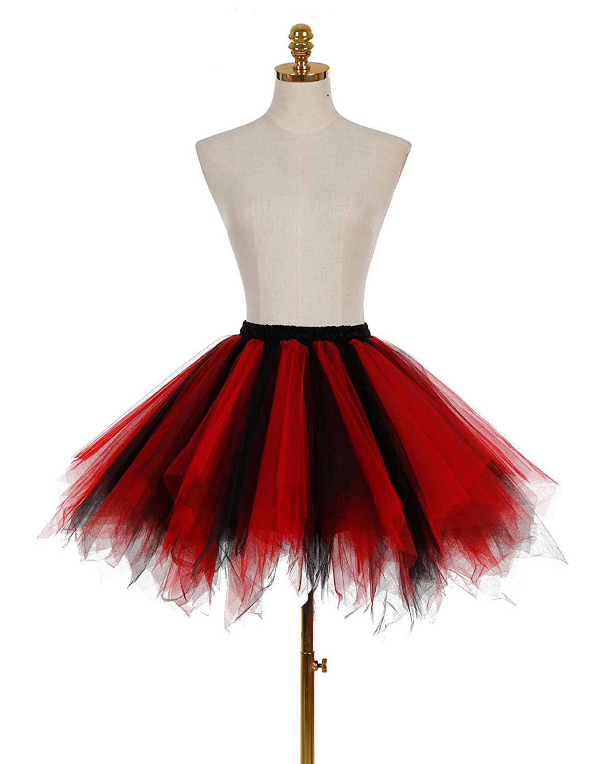 Rosenvy Women's Multicolored Ballet Tulle Tutu Skirt