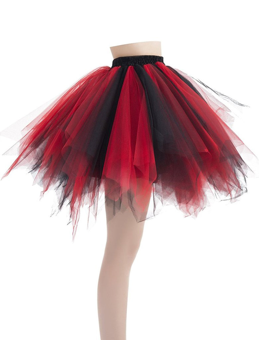 ROSENVY Camille Colorblock Tulle Tutu Skirt