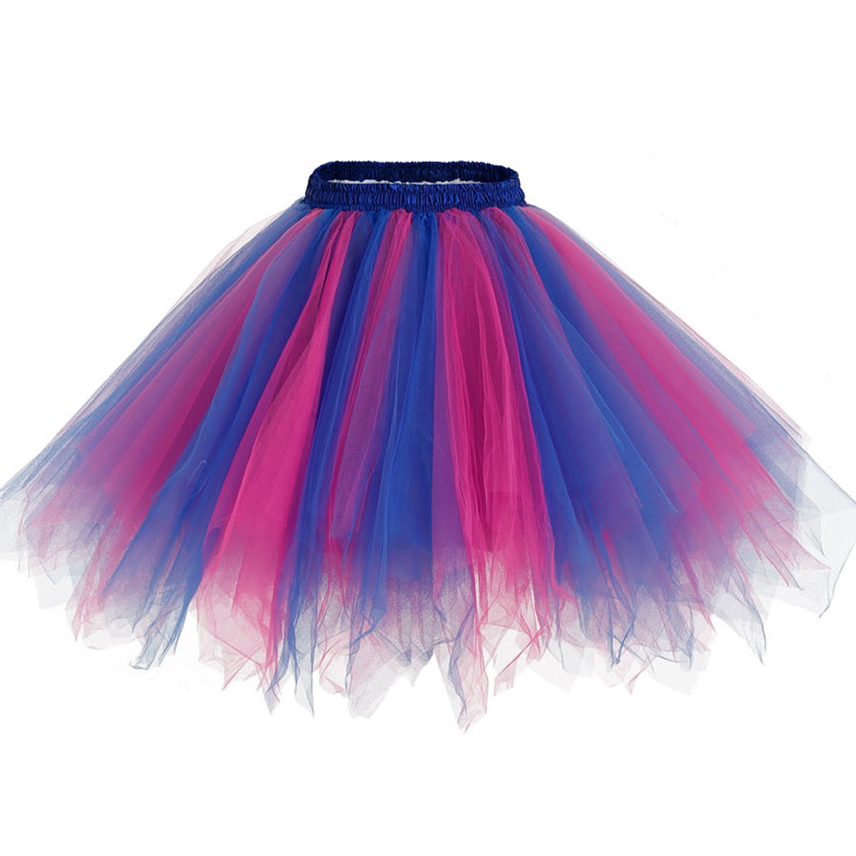 ROSENVY Camille Colorblock Tulle Tutu Skirt