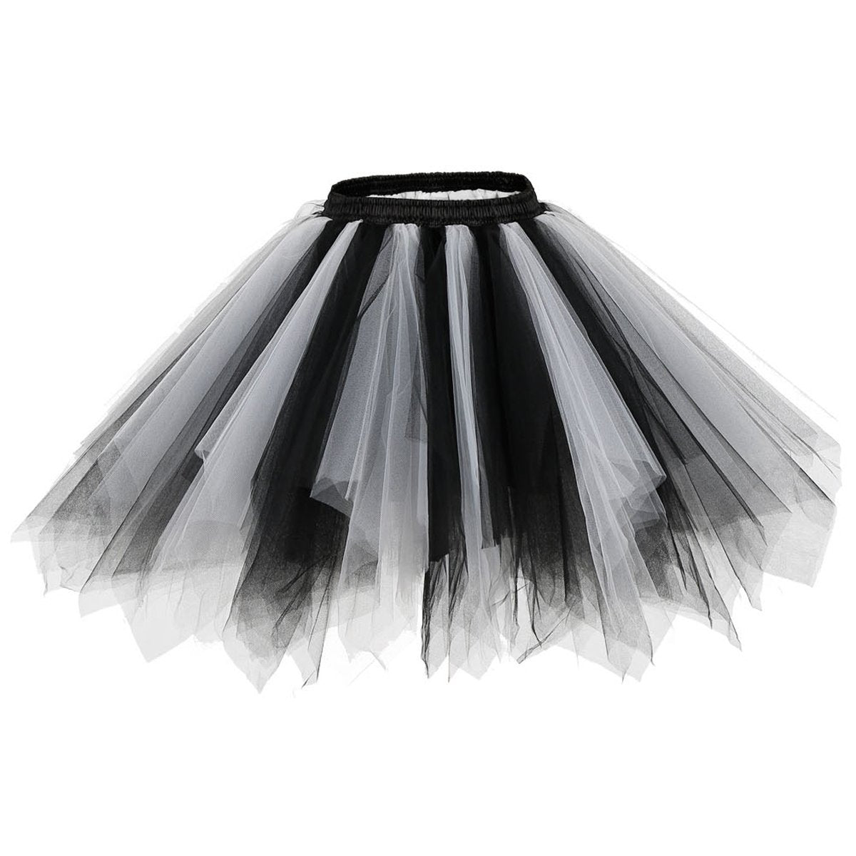 ROSENVY Camille Colorblock Tulle Tutu Skirt