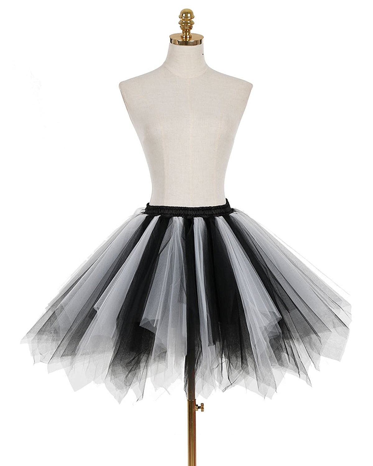 Rosenvy Women's Multicolored Ballet Tulle Tutu Skirt