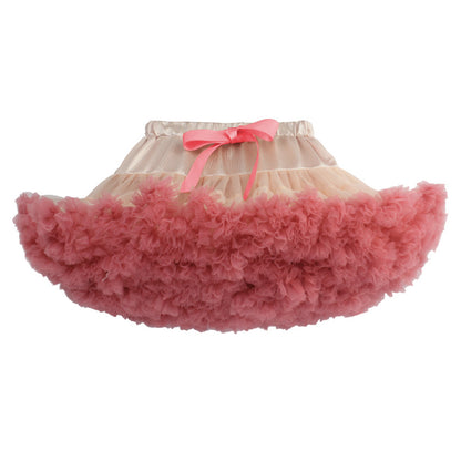 Rosenvy Women's Elastic Waist Puffy Tulle Tutu Skirt