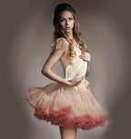 Rosenvy Women's Elastic Waist Puffy Tulle Tutu Skirt