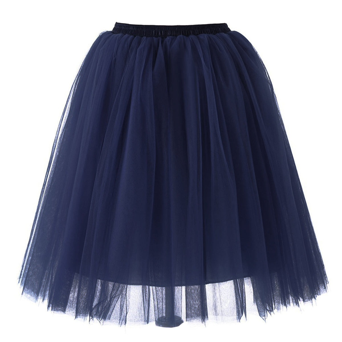 ROSENVY Amélie Layered Tulle Midi Skirt