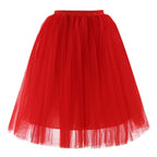 ROSENVY Amélie Layered Tulle Midi Skirt