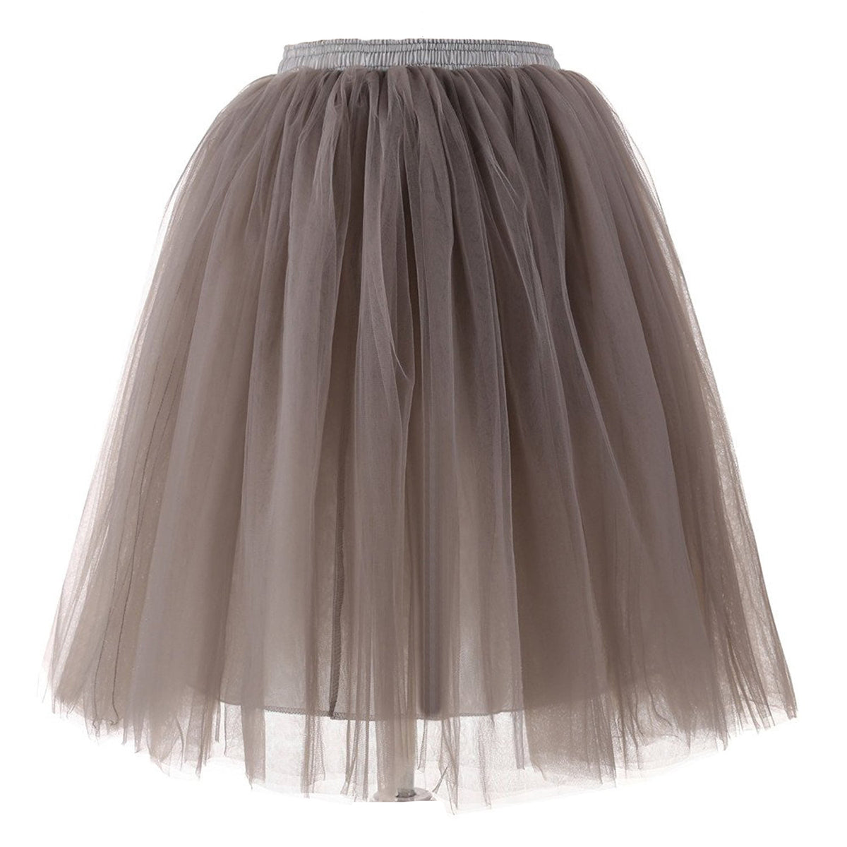 ROSENVY Amélie Layered Tulle Midi Skirt