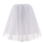 Rosenvy Women's A-Line Knee-Length Tulle Petticoat Skirt