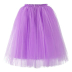 Rosenvy Women's A-Line Knee-Length Tulle Petticoat Skirt