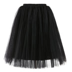 ROSENVY Amélie Layered Tulle Midi Skirt