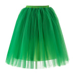 Rosenvy Women's A-Line Knee-Length Tulle Petticoat Skirt