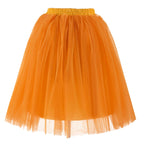 ROSENVY Amélie Layered Tulle Midi Skirt