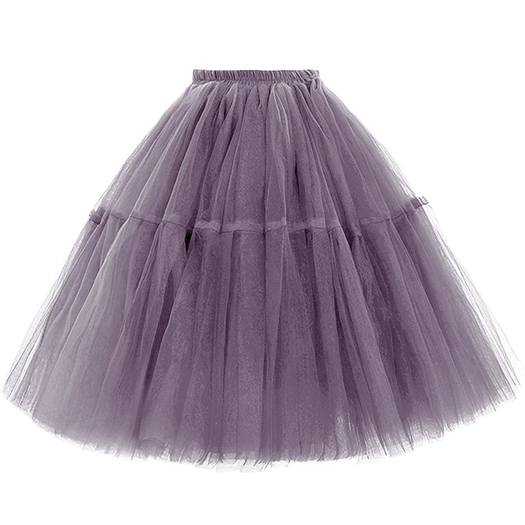 ROSENVY Celeste Full Tulle Midi Skirt
