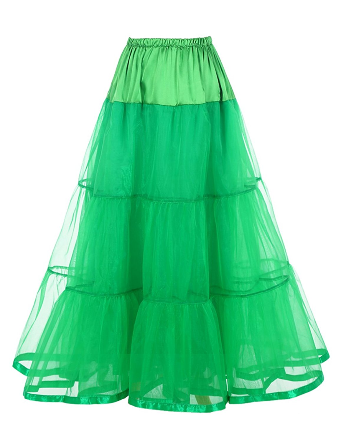 Rosenvy Women's Ankle-Length Crinoline Petticoat Slip