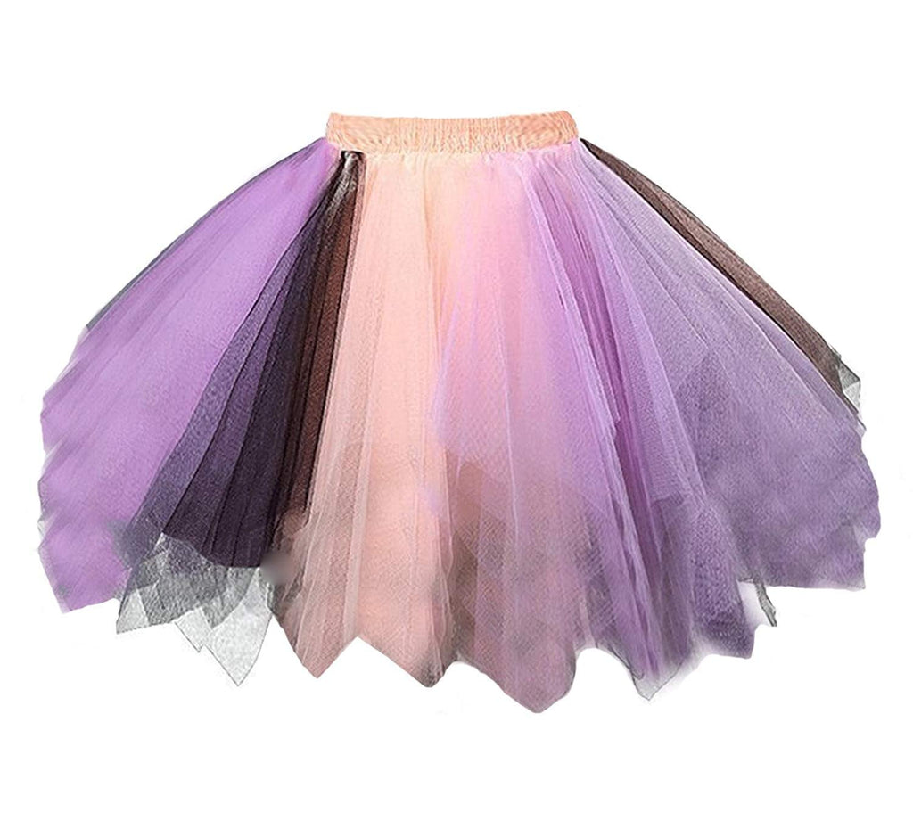 ROSENVY Camille Colorblock Tulle Tutu Skirt