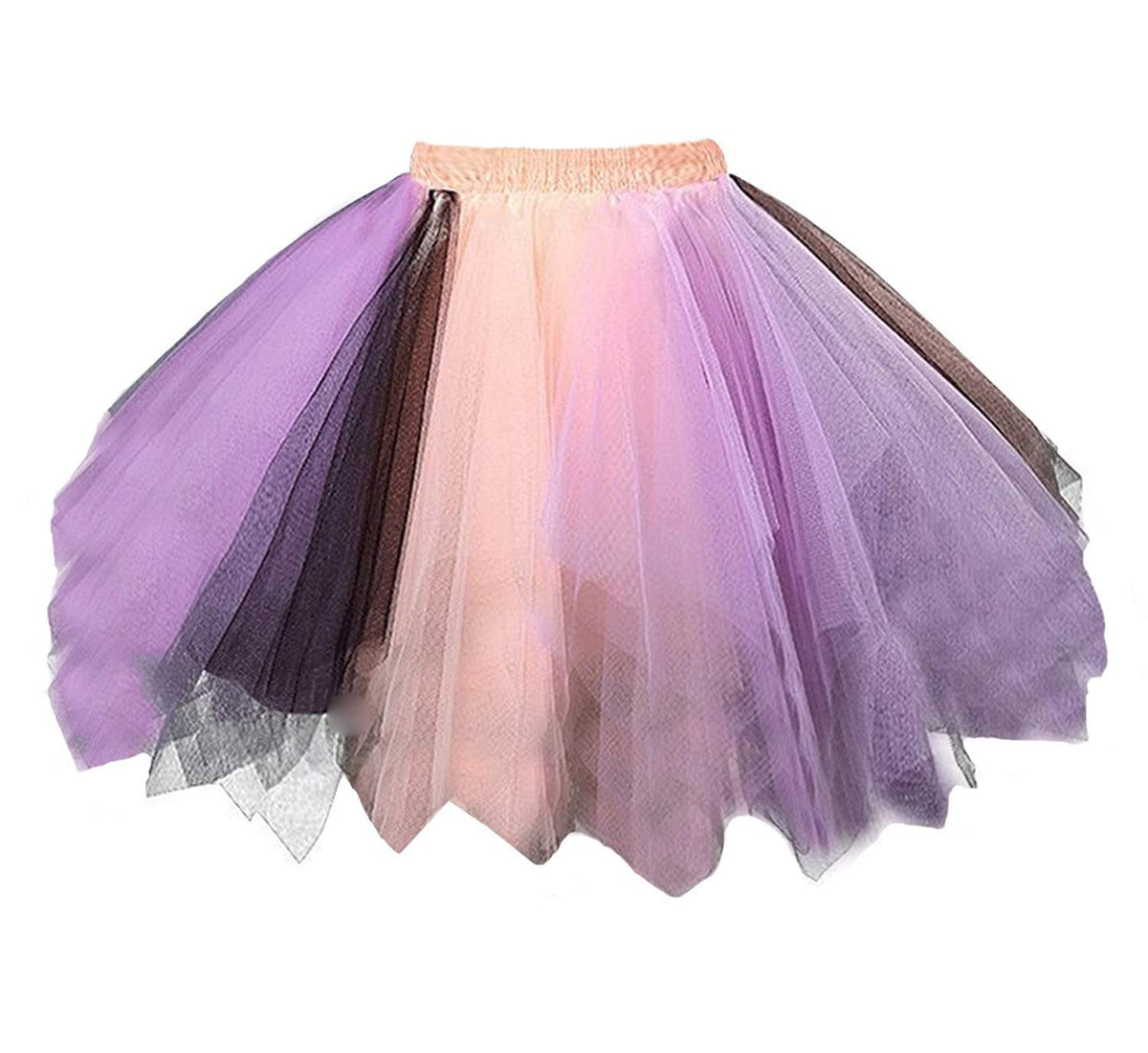 ROSENVY Camille Colorblock Tulle Tutu Skirt
