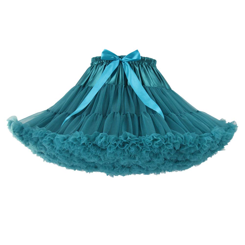 Rosenvy Women's Fluffy Multi-Layered Tulle Tutu Skirt