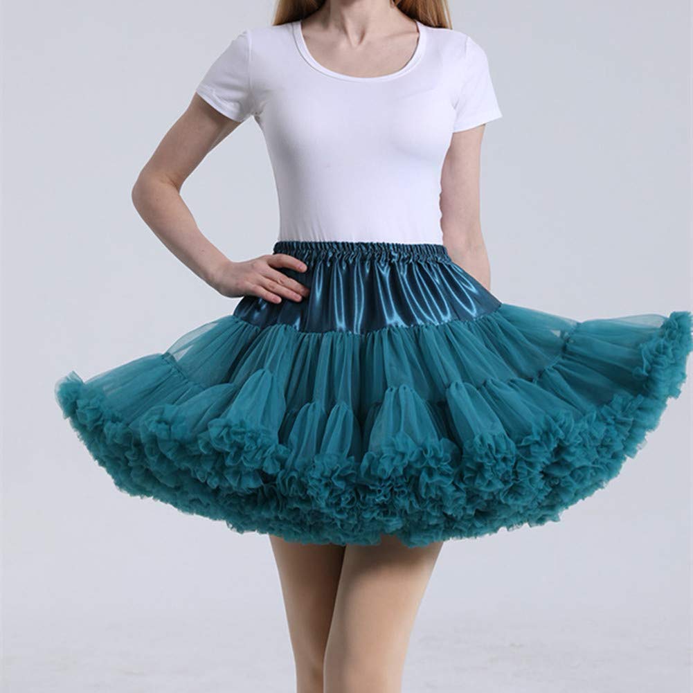 Rosenvy Women's Fluffy Multi-Layered Tulle Tutu Skirt
