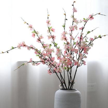 4 Pcs 47" Pink Long Stem Artificial Cherry Blossom Flowers Branches